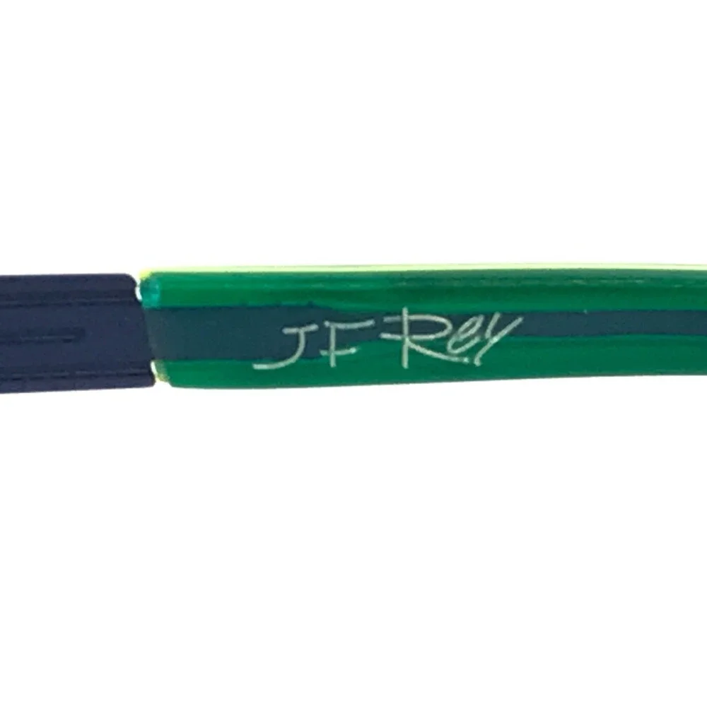 J.F. Rey Eyeglasses Frames JF2552 2525 Matte Blue Green Rectangle 50-19-138